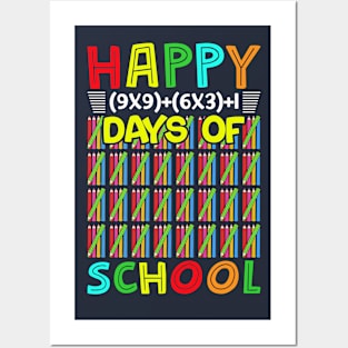 Happy (9-9)+(6-3)+1 Days Of School Posters and Art